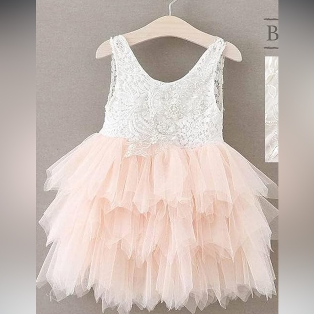 BRAND NEW! 🚨Lace and Tulle Pink Dress